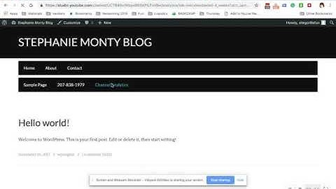 How To Make A Custom Link In A WordPress Menu 2019