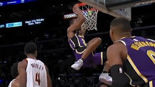 AVERY BRADLEY TURNS BACK THE TIME WITH A PUT BACK DUNK I 3 \& D ROLE I  LAKERS VS CAVS