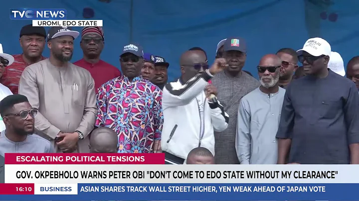 Don't Come To Edo Without My Clearance, Okpebholo Tells Peter Obi