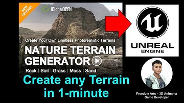 Terrain Generator - Create any terrain in 1-minutes - Unreal Engine Tutorial