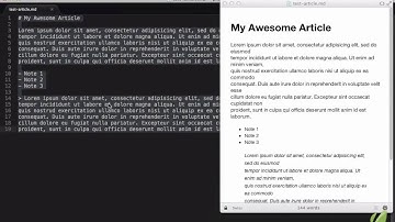 Sublime Text Perfect Workflow   029   Sublime and Markdown With Marked