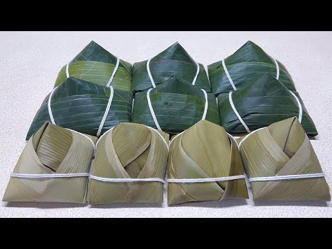 Video Gói Bánh Ú Bá Trạng Với Khuôn Tự Chế Và Cách Cột Dây -... - youtube