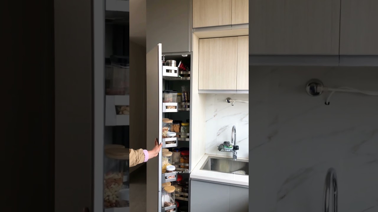 Modern Kitchen design & build in Kathmandy by Vivid Interiors. Subscribe for more!