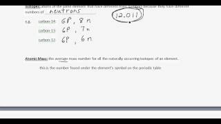 Atomic structure and Bohr models Part 2