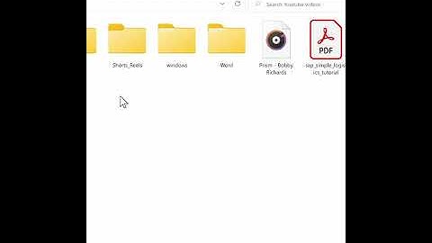 In Windows PC Change Folder Icon #windows11 #windows10