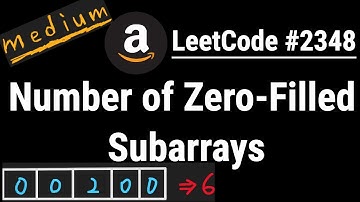 Number of Zero-Filled Subarrays - LeetCode #2348 with Python, JavaScript, Java and C++