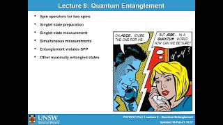 PHYS2111 Quantum Mechanics -- Lecture 8 Part 2