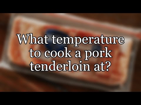 Video: Vid vilken temperatur görs fläskfilén?