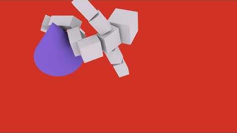 Playing around with Ragdoll physics in Blender.