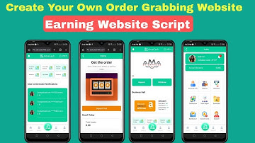 Create Your Own Order Grabbing Online Earning Website With Admin Panel In 5 Minutes