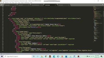 Presentasi penjelasan CRUD table alumni dan dosen sistem informasi