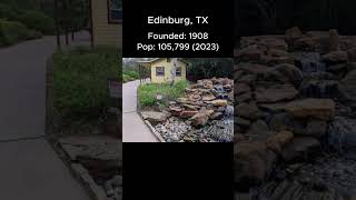 Random US Towns: Edinburg, TX #shorts