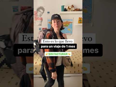 Cómo viajar ligero