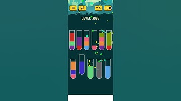 water sort puzzle - level 3998