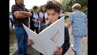 Trasalba rinde homenaje a Otero Pedrayo