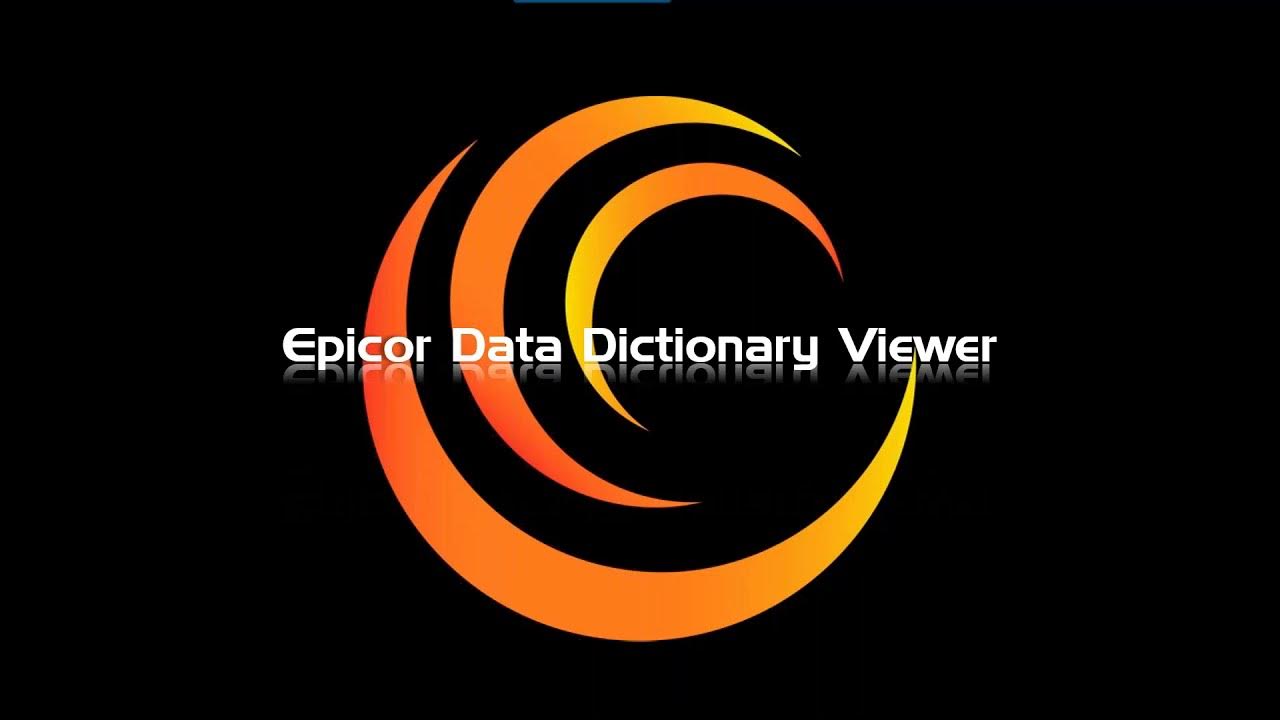 Epicor Data Dictionary Viewer YouTube