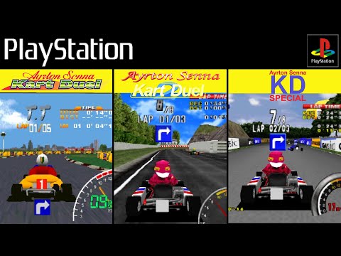 Ayrton Senna Kart Duel |  Evolution All Games For PSX/PS1