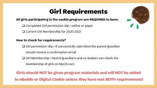 Start the Cookie Program Off Right!