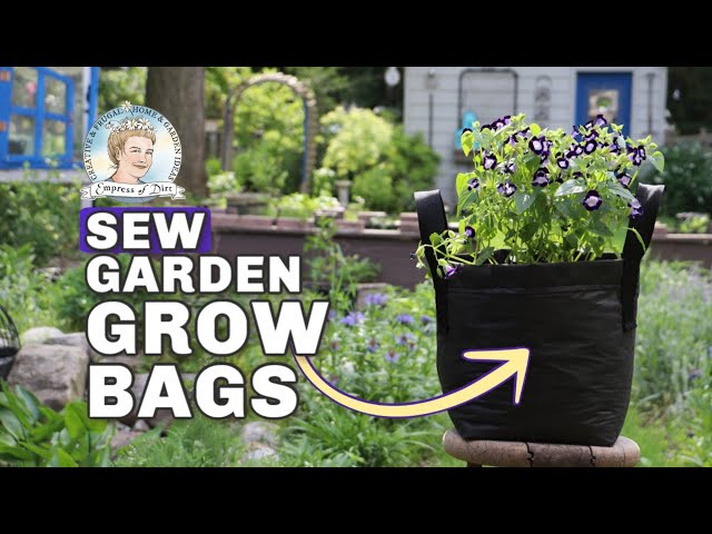 How to Make Grow Bags (Easy Pattern, Any Size) 