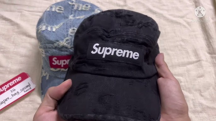 Frayed Logos Denim Trucker Jacket - spring summer 2021 - Supreme