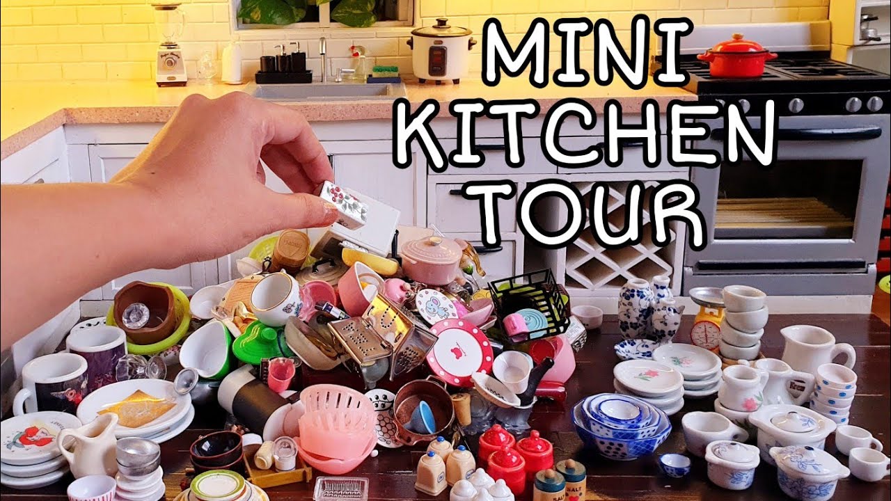 Miniature Real Cooking Kitchen Set installation