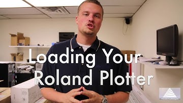 Loading your Roland GX Series Plotter
