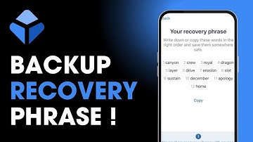 How to Backup Recovery Phrase on Blockchain.com !