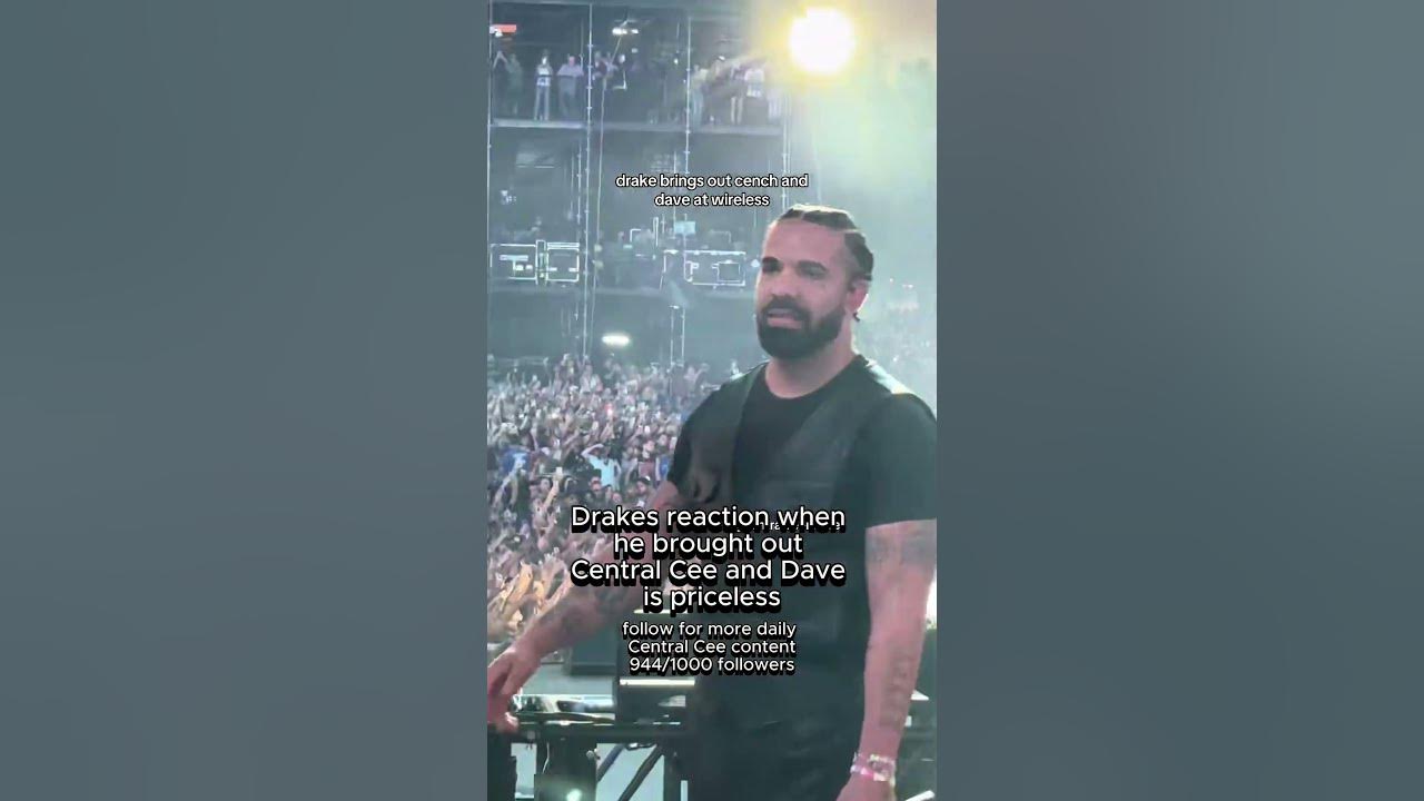 drake's pride reaction bringing out central cee & dave at wireless
