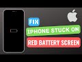 iPhone stuck on a red battery screen  solve  at home free🔋🔋🔋🏠🏠🏠🏠