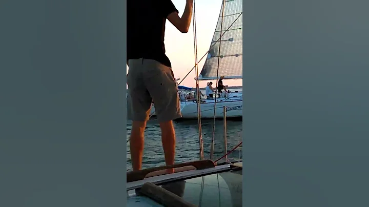 A Nice Night Of Sailing Competitive on Lake St. Clair 3 Aug 10, 2016