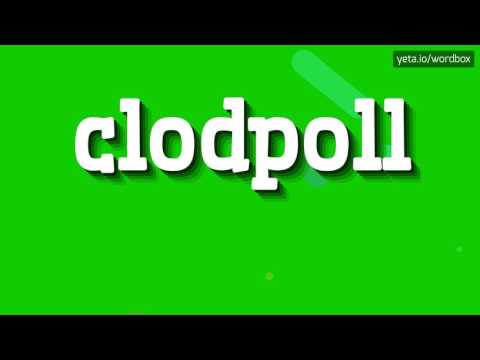 Vídeo: O que significa um clodpoll?