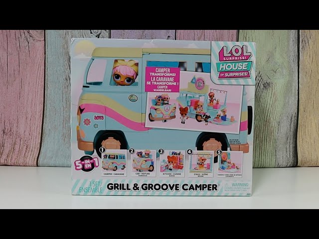 LOL Surprise Grill & Groove Camper Playset - Brand New In Box!!