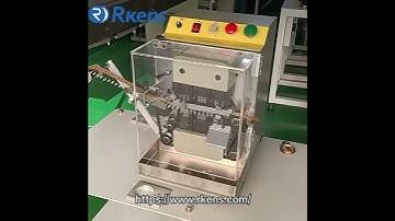 RS-903C tape package radial LED capacitor hall sensor leg cut and form machine