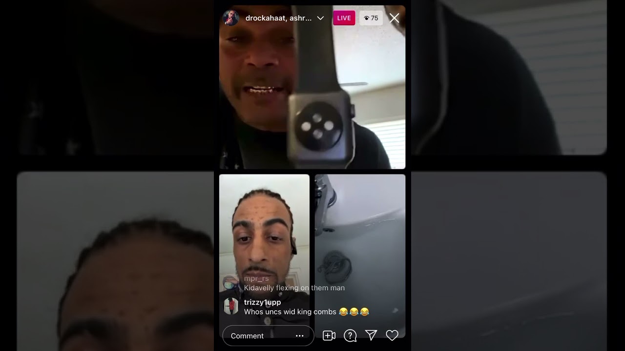 Kidavelly Drawn Out On Drockahaat IG Live - Puts Ap In The Sink 😭