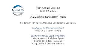 2026 Judicial Candidates Forum