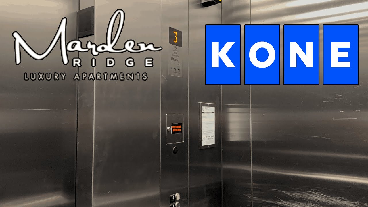 Five KONE EcoSpace KSS 570 Traction Elevators @ Marden Ridge Apartments, Apopka, Florida