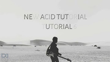 HOW TO SCRATCH WITH SONY ACID TUTORIAL 6