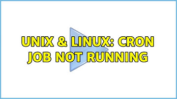 Unix & Linux: Cron Job Not Running (2 Solutions!!)