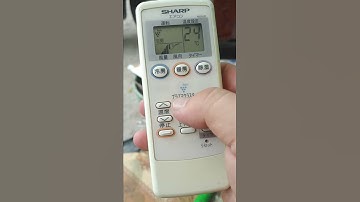 Hướng dẫn remot sharp tiếng nhật