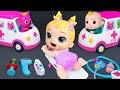 61 Minutes Satisfying with Unboxing Pinkfong Cashier Toys Doctor Set Ambulance Playset ASMR