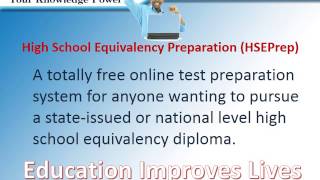 Free High School Prep Program - http://HSEPrep.info