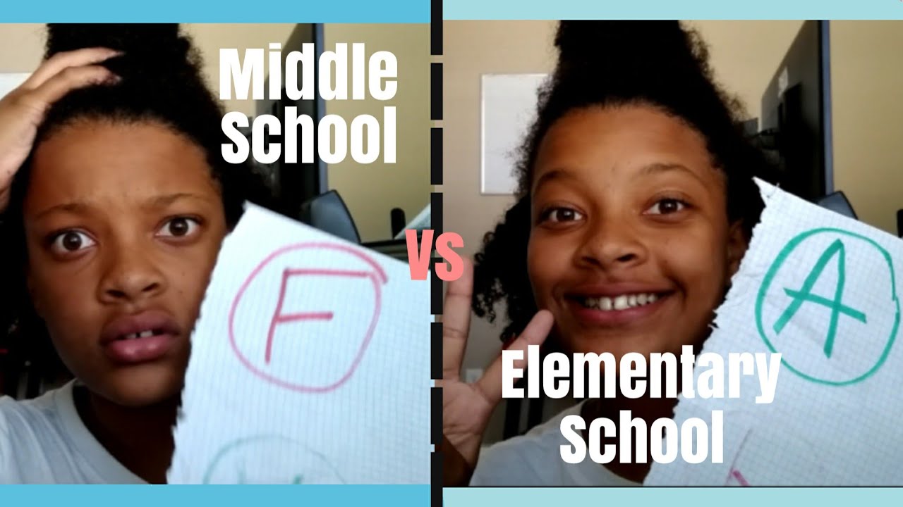 Middle School Vs Elementary School YouTube Middle School Vs Elementary School YouTube