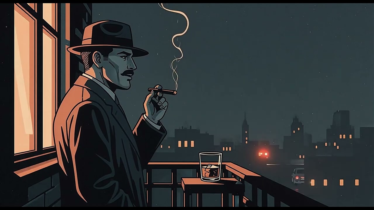 Midnight Smoke Noir Jazz – Vintage City Nights | Jazz Playlist
