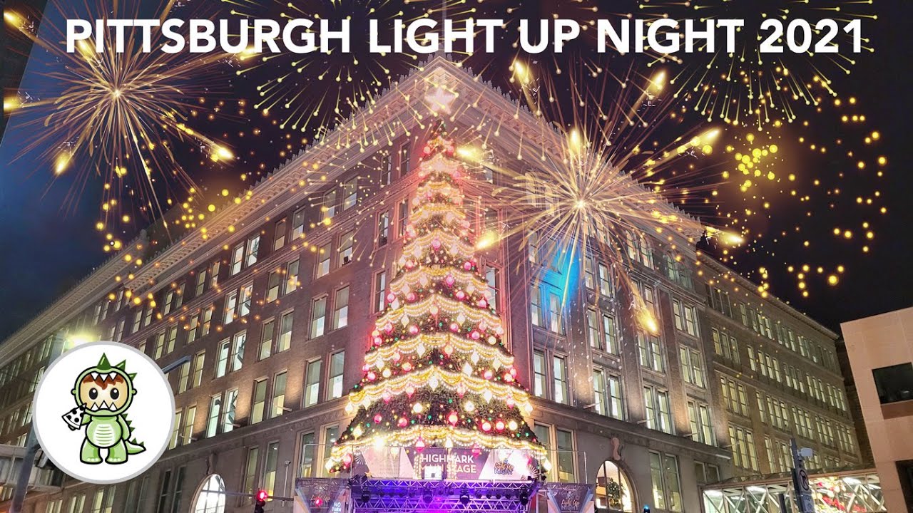 PITTSBURGH LIGHT UP NIGHT with FIREWORKS, CHRISTMAS MARKET & SANTAS