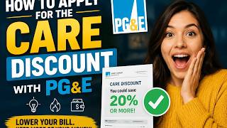 Player Profile How to apply for the CARE discount with PG&E