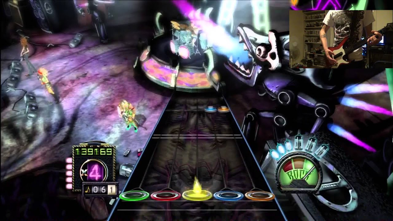 NO LOOKING, EXPERT, HYPERSPEED 5, 99!!! Guitar Hero 3 NathanPlays