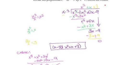 2.3 Polynomial and Synthetic Division Ex 2 and 3