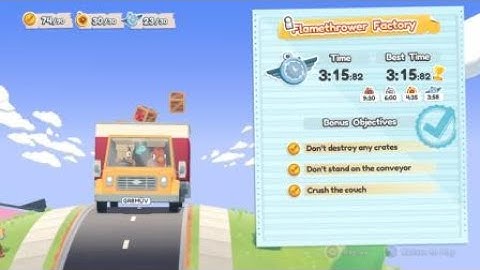 [Moving Out] Platinum medal #20 - Flamethrower Factory (Solo)