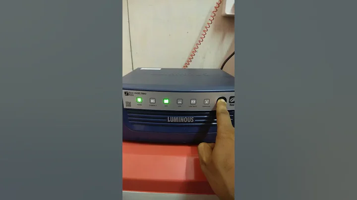 Luminous Inverter Eco mode to UPS mode#Short - DayDayNews