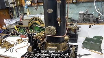 THE SUPERB CASTLE STEAM V6 BOILER IN A BOILER PLANT